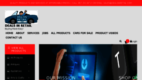 What Dealsinretail.com website looked like in 2018 (5 years ago)