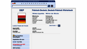 What Dep.pl website looked like in 2018 (5 years ago)