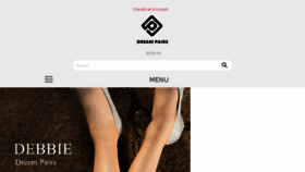 What Dreampairshoes.com website looked like in 2018 (5 years ago)