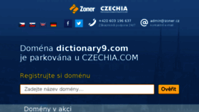 What Dictionary9.com website looked like in 2018 (5 years ago)