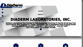 What Diadermlabs.com website looked like in 2018 (5 years ago)