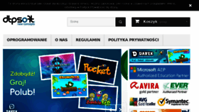 What Dtpsoft.pl website looked like in 2018 (5 years ago)
