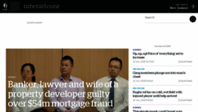 What Dynamic.nzherald.co.nz website looked like in 2018 (5 years ago)