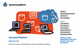 What Dynamicplatform.com website looked like in 2018 (5 years ago)