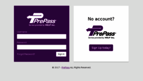 What Data.prepass.com website looked like in 2018 (5 years ago)