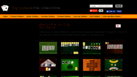What Digsolitaire.com website looked like in 2018 (5 years ago)
