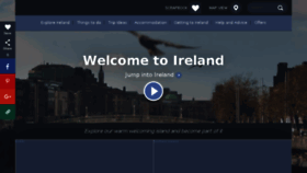 What Discoverireland.com website looked like in 2018 (5 years ago)