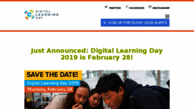 What Digitallearningday.org website looked like in 2018 (5 years ago)