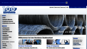 What Dorstener-drahtwerke.de website looked like in 2018 (5 years ago)