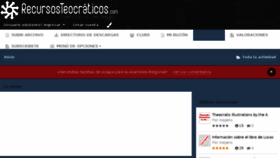 What Descargasteocraticas.com website looked like in 2018 (5 years ago)