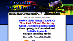 What Downlineviraltraffic.com website looked like in 2018 (5 years ago)