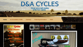 What Dacycles.com website looked like in 2018 (5 years ago)