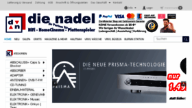 What Dienadel.de website looked like in 2018 (5 years ago)