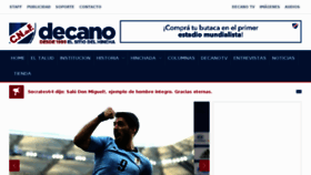 What Decano.com website looked like in 2018 (5 years ago)