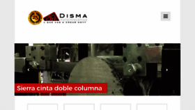 What Disma.mx website looked like in 2018 (5 years ago)
