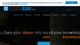 What Domus3d.com website looked like in 2018 (5 years ago)