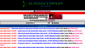 What Djgzp.in website looked like in 2018 (5 years ago)