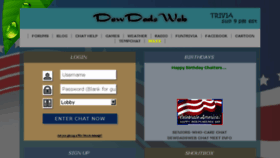 What Dewdadschat.com website looked like in 2018 (5 years ago)
