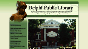 What Delphilibrary.org website looked like in 2018 (5 years ago)