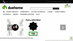 What Duehome.com website looked like in 2018 (5 years ago)