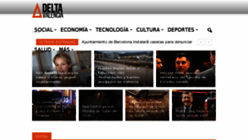 What Deltavalencia.es website looked like in 2018 (5 years ago)