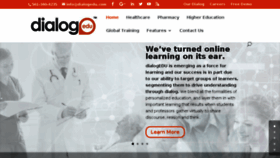 What Dialogedu.com website looked like in 2018 (7 years ago)