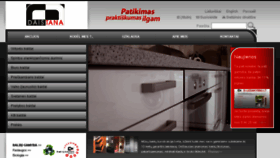 What Daistana.lt website looked like in 2018 (5 years ago)