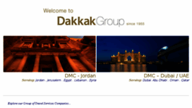 What Dakkak.com website looked like in 2018 (5 years ago)
