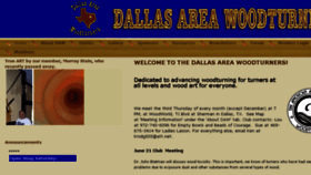 What Dallaswoodturners.com website looked like in 2018 (5 years ago)