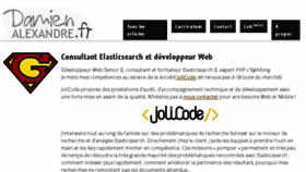 What Damienalexandre.fr website looked like in 2018 (5 years ago)