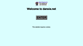 What Dansie.net website looked like in 2018 (5 years ago)