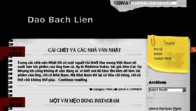 What Daobachlien.com website looked like in 2018 (5 years ago)