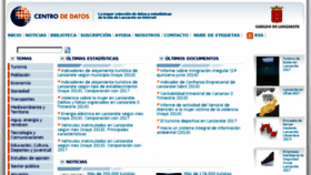 What Datosdelanzarote.com website looked like in 2018 (5 years ago)