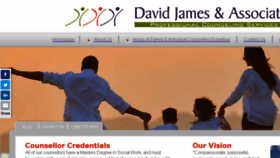 What Davidjamesandassociates.com website looked like in 2018 (5 years ago)