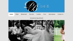 What Debisbridal.com website looked like in 2018 (5 years ago)