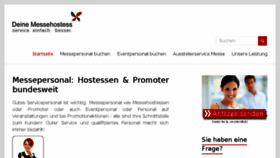 What Deine-messehostess.com website looked like in 2018 (5 years ago)