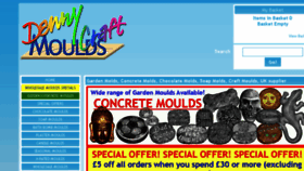 What Dennycraftmoulds.co.uk website looked like in 2018 (5 years ago)