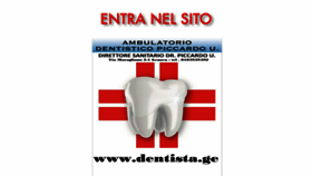 What Dentista.ge website looked like in 2018 (5 years ago)