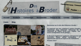 What Deshistoiresabroder.com website looked like in 2018 (5 years ago)