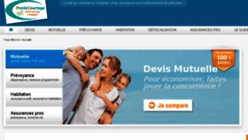 What Deviscomparatifmutuelle.com website looked like in 2018 (5 years ago)