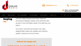 What Digilari.com.au website looked like in 2018 (5 years ago)
