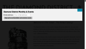 What Diamonddistrict.org website looked like in 2018 (5 years ago)