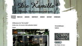What Diekamille.de website looked like in 2018 (5 years ago)