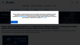 What Dynasim.se website looked like in 2018 (5 years ago)