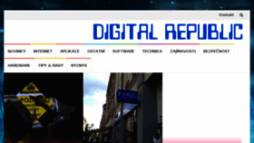 What Digitalrepublic.cz website looked like in 2018 (5 years ago)
