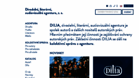 What Dilia.cz website looked like in 2018 (5 years ago)