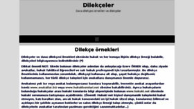What Dilekceler.info website looked like in 2018 (5 years ago)