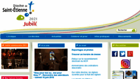 What Diocese-saintetienne.fr website looked like in 2018 (5 years ago)