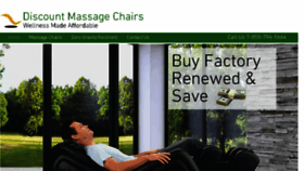 What Discountmassagechairs.com website looked like in 2018 (5 years ago)
