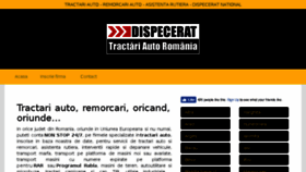 What Dispecerattractari.ro website looked like in 2018 (5 years ago)
